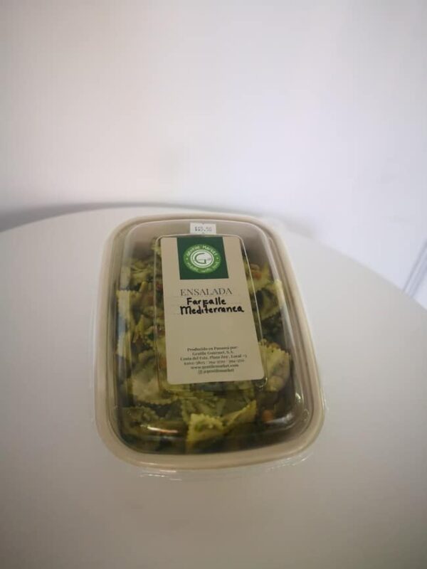 imagen de ensalada farfalle mediterranea